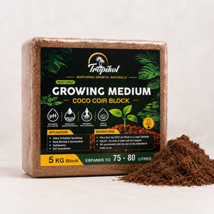 COCO COIR 5 KG BLOCK (LOW EC / WASHED)