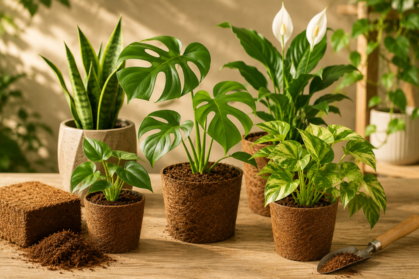 Houseplant Care with Coco Coir